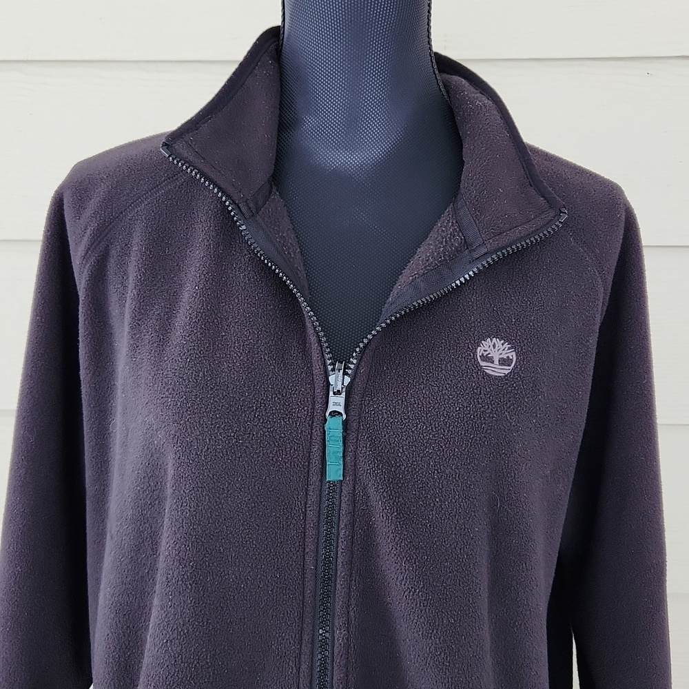 Timberland Jacket Black Fleece Long Sleeve Full Zip (XL) - Picture 6 of 11